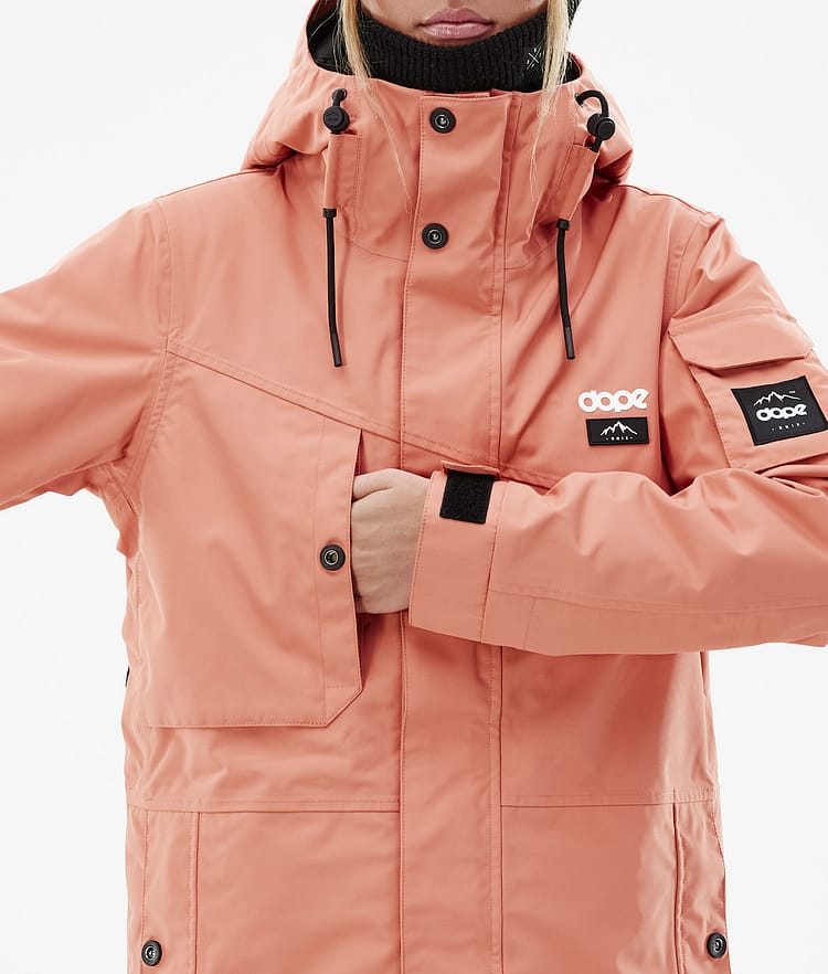 Adept W Snowboardjacke Damen Peach