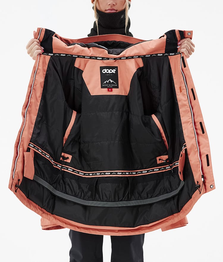 Adept W Veste Snowboard Femme Peach