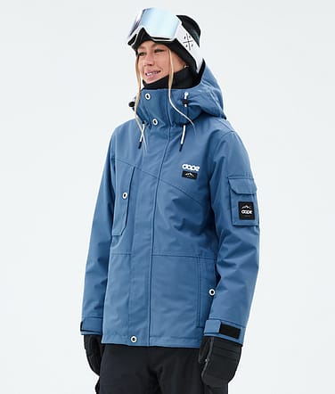 Adept W Snowboardjakke Dame Blue Steel