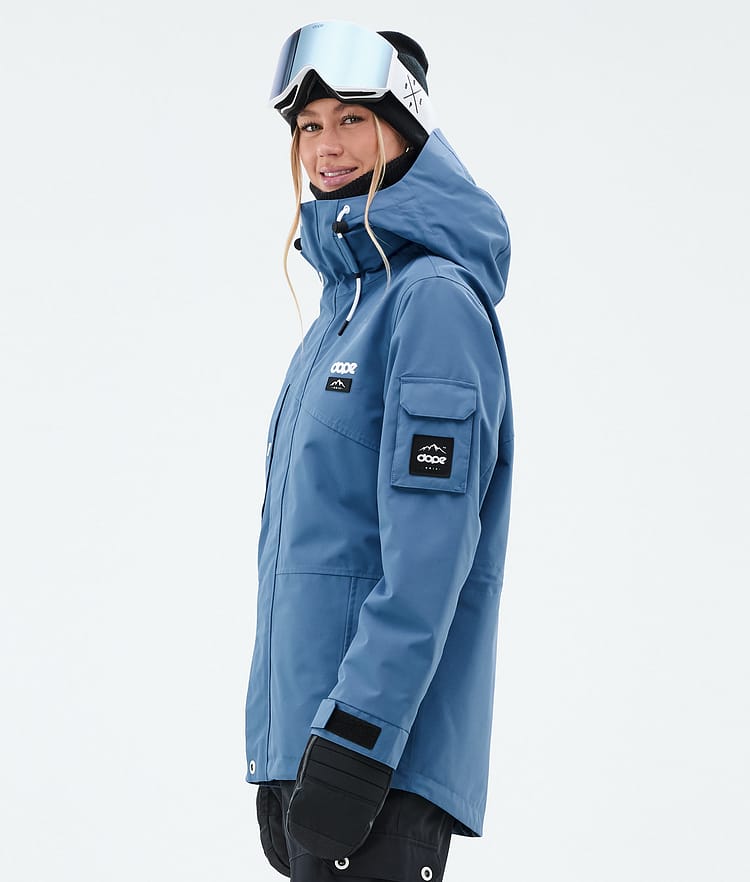 Adept W Skijakke Dame Blue Steel, Billede 6 af 10