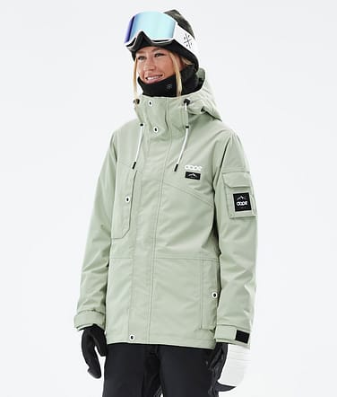 Adept W Snowboardjacke Damen Soft Green