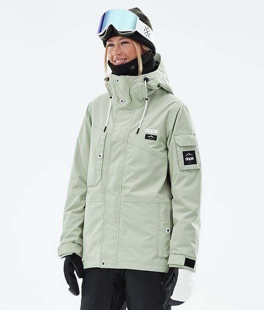 Adept W Kurtka Snowboardowa Kobiety Soft Green