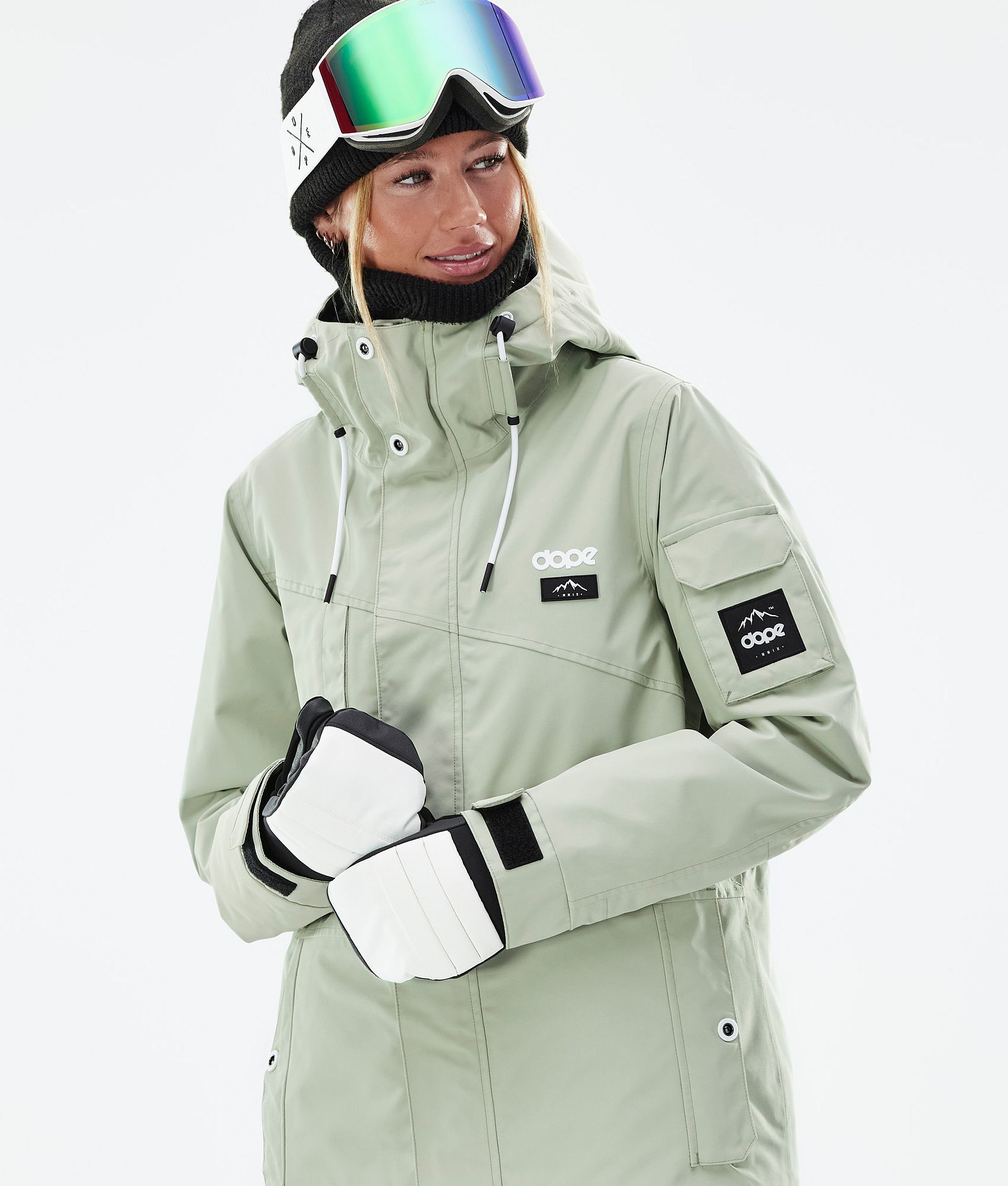 Adept W Ski Jacket Women Soft Green, Image 2 of 10