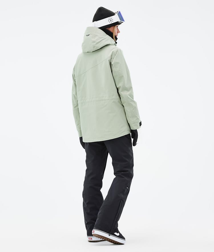 Adept W Giacca Snowboard Donna Soft Green