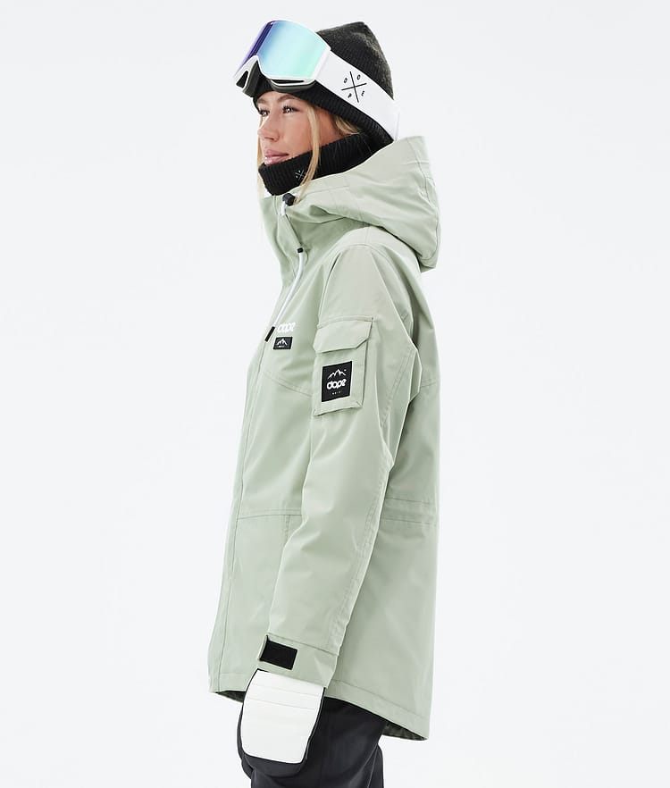 Adept W Snowboardjacke Damen Soft Green, Bild 6 von 10