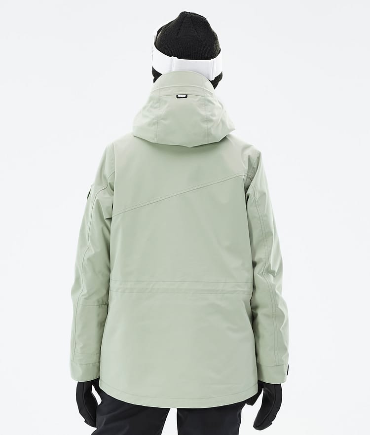 Adept W Snowboardjakke Dame Soft Green