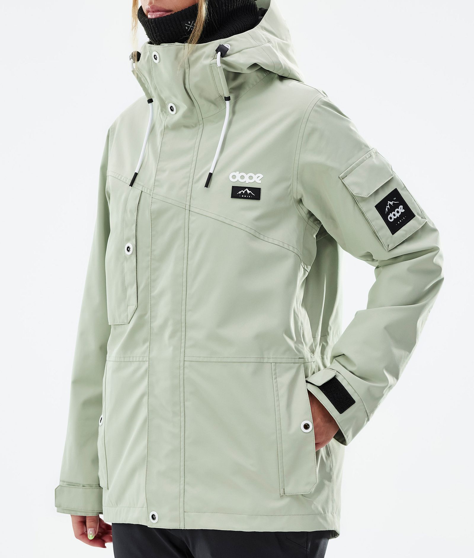 Adept W Snowboardjacke Damen Soft Green, Bild 8 von 10