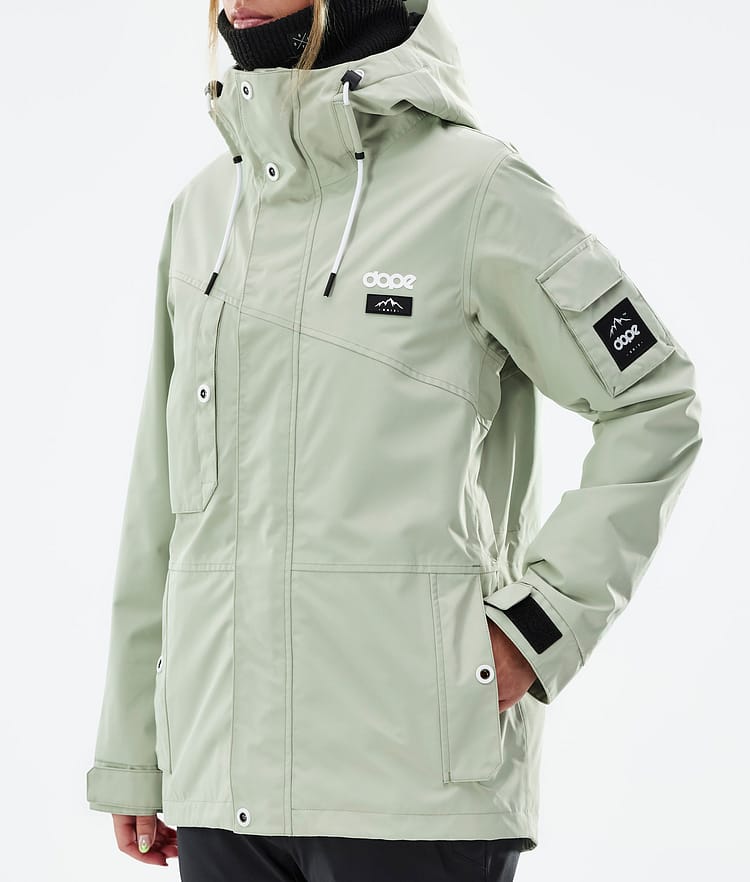 Adept W Veste Snowboard Femme Soft Green