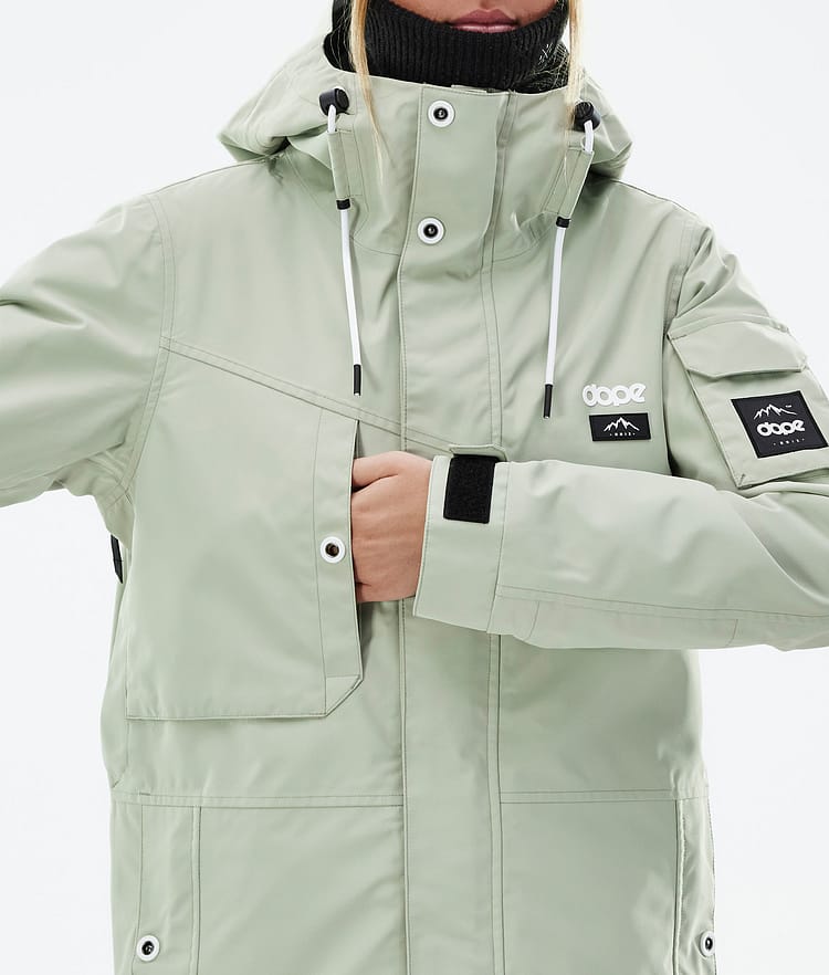 Adept W Kurtka Narciarska Kobiety Soft Green, Zdjęcie 9 z 10