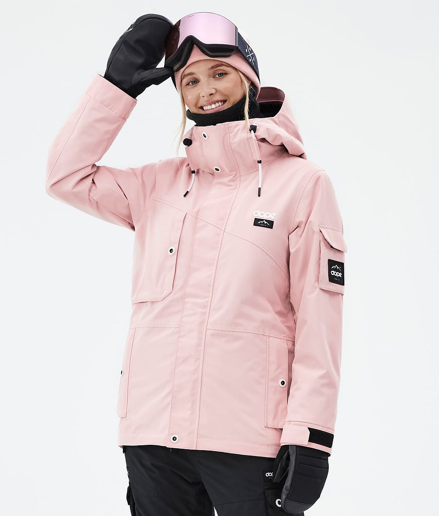 Adept W Ski jas Dames Soft Pink