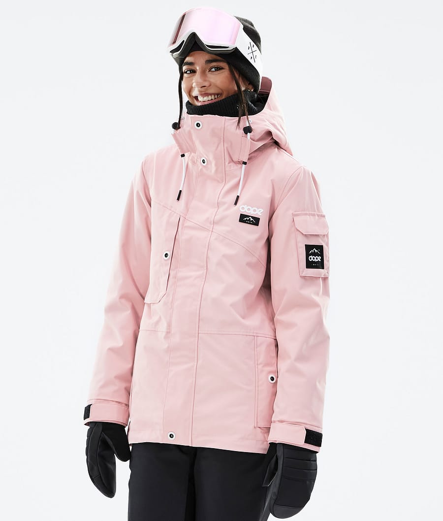 Adept W Veste Snowboard Femme Soft Pink