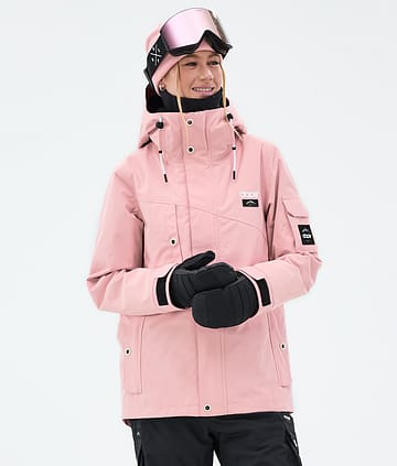Adept W Skijakke Dame Soft Pink