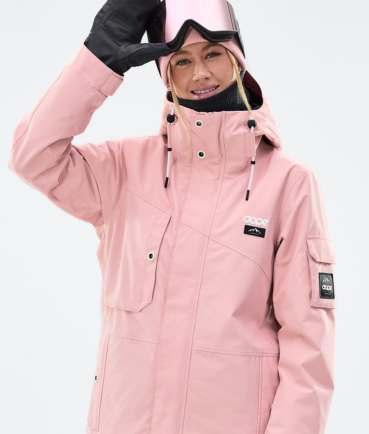 Adept W Snowboardjakke Dame Soft Pink, Bilde 2 av 10