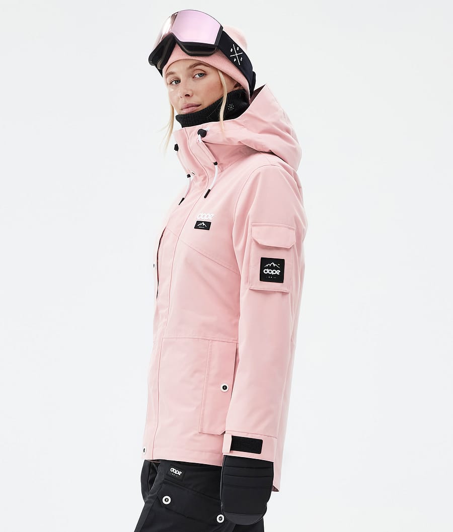 Adept W Bunda na Snowboard Dámské Soft Pink