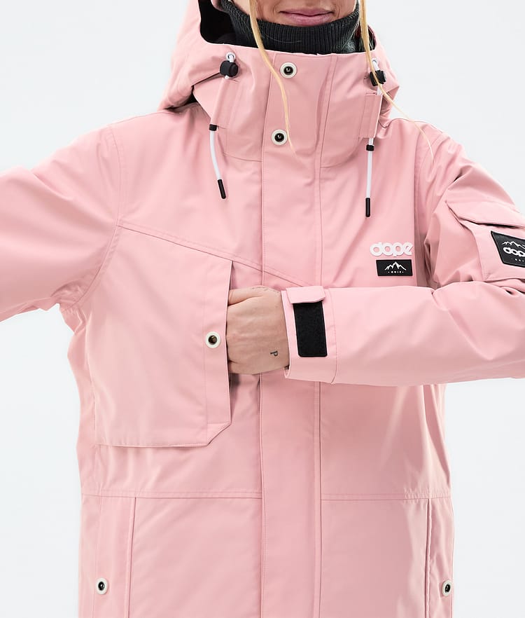 Adept W Snowboardjakke Dame Soft Pink, Bilde 9 av 10