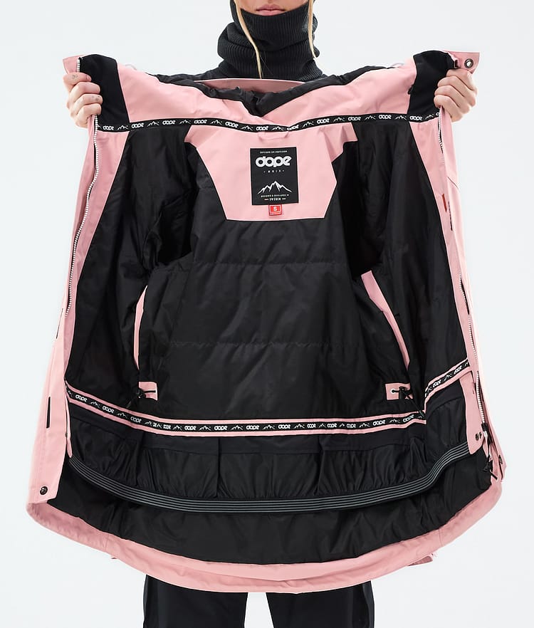 Adept W Snowboardjakke Dame Soft Pink, Bilde 10 av 10