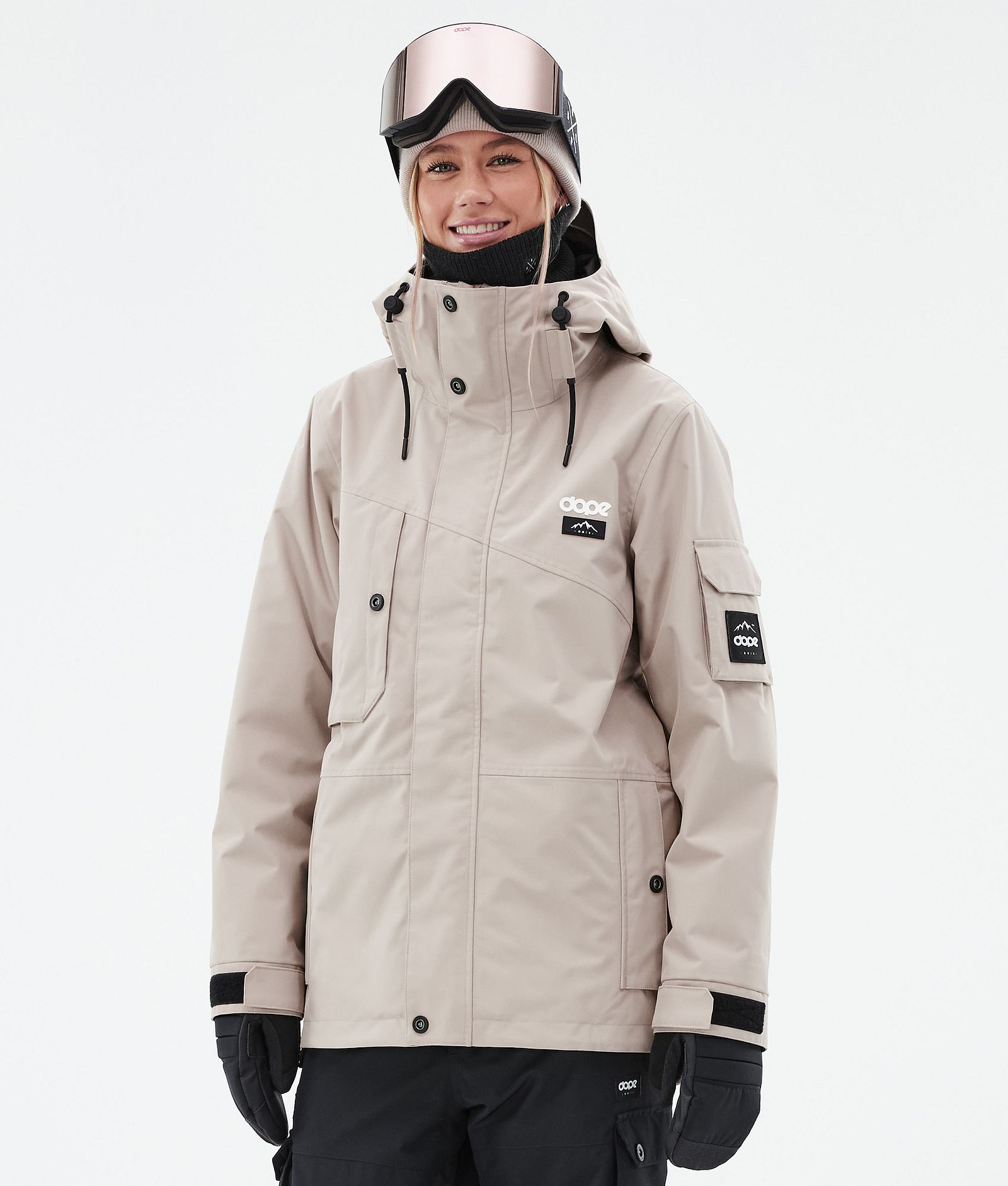 Adept W Snowboardjacke Damen Sand Renewed, Bild 1 von 10