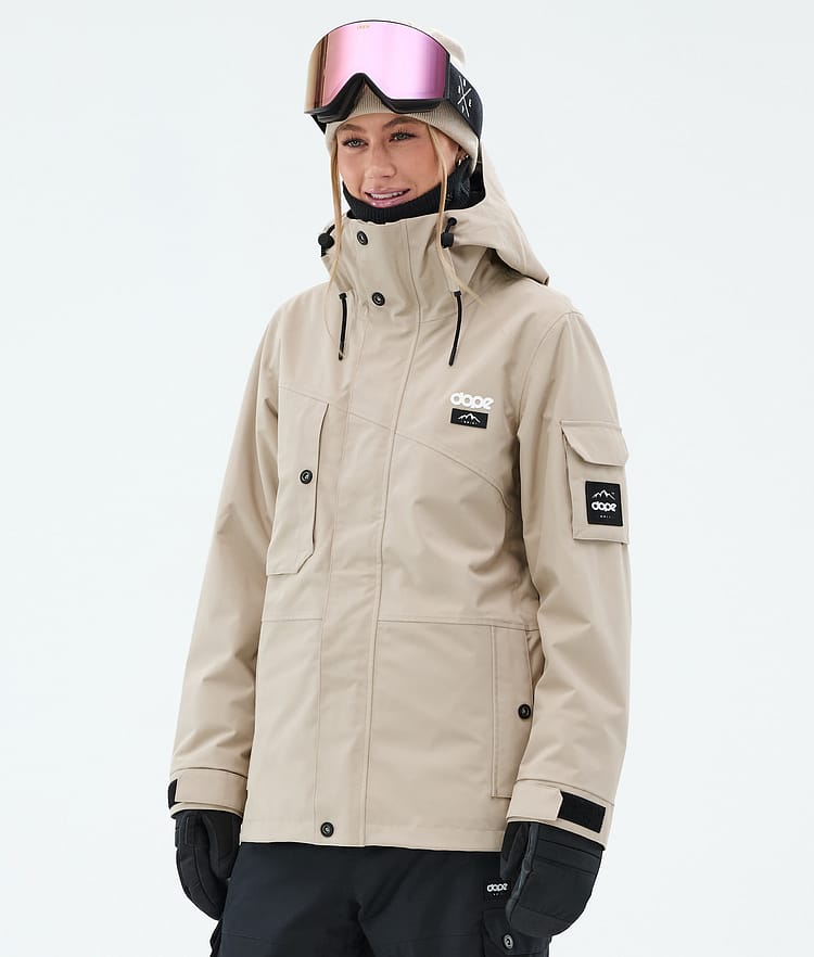 Adept W Snowboard Jacket Women Sand, Image 1 of 10