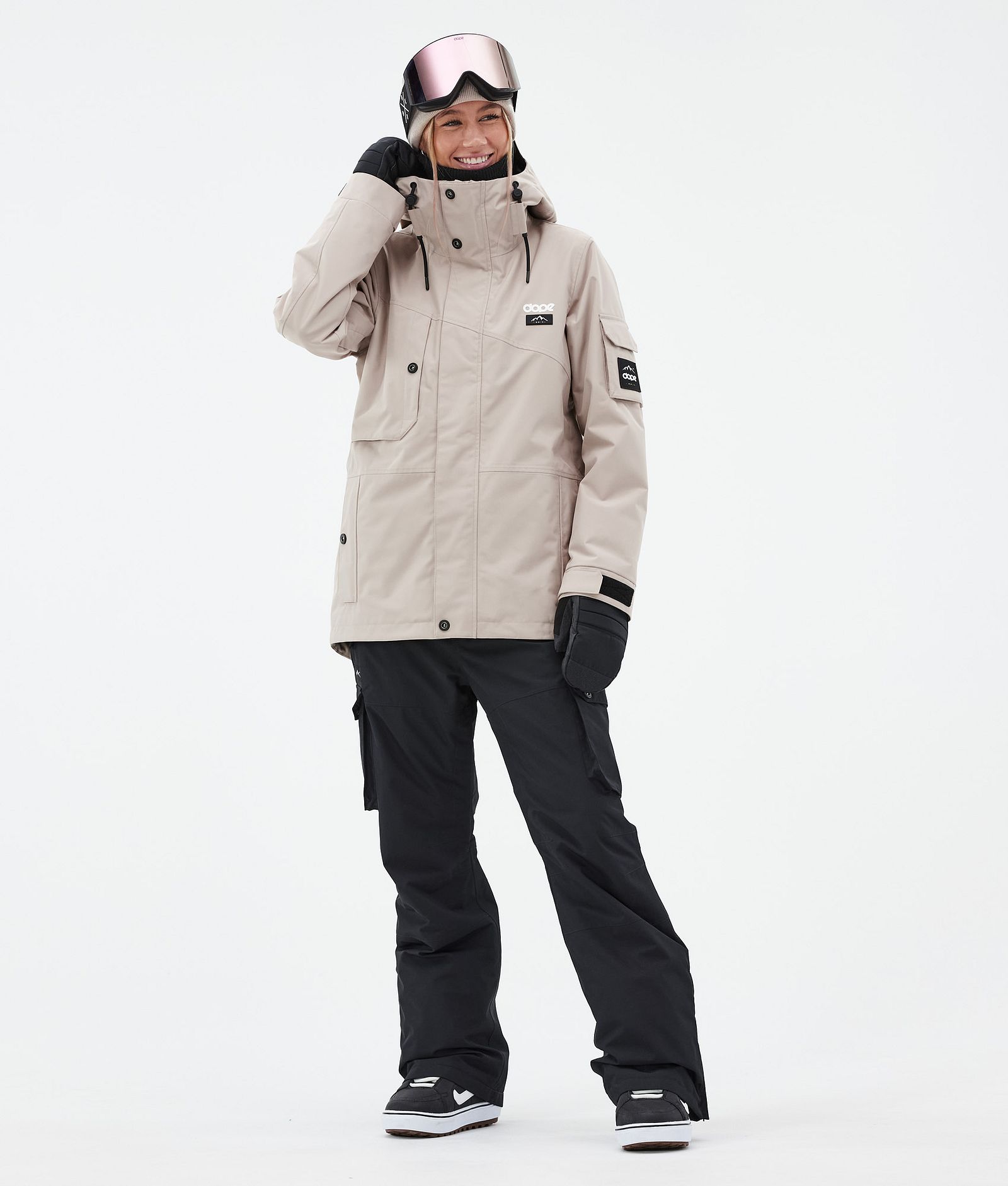 Adept W Snowboardjacke Damen Sand Renewed, Bild 3 von 10