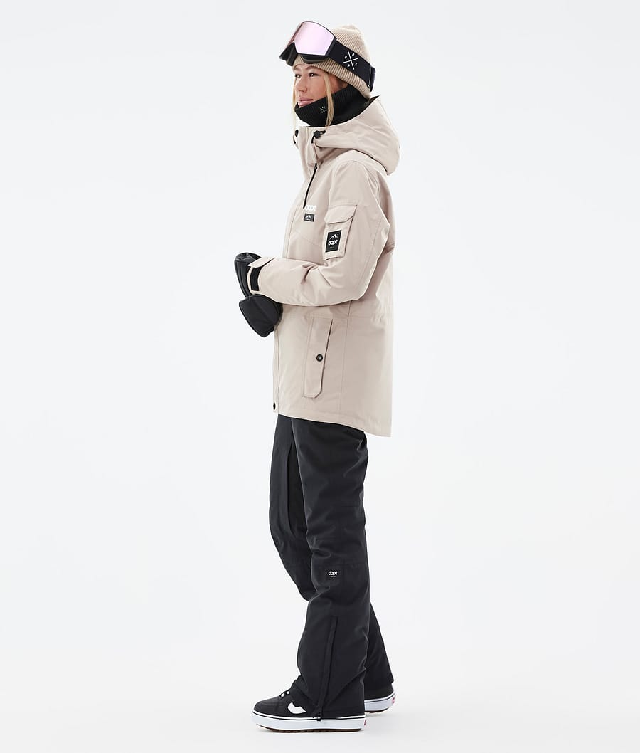Adept W Snowboard Jacket Women Sand
