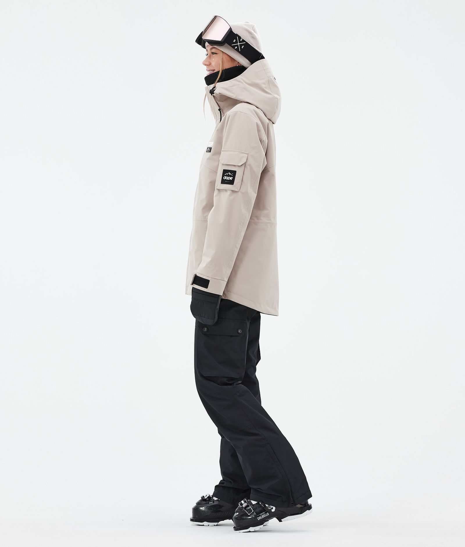Adept W Veste de Ski Femme Sand, Image 4 sur 10