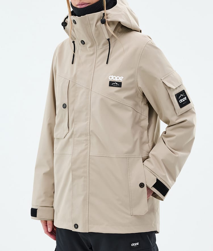 Adept W Snowboard Jacket Women Sand, Image 8 of 10