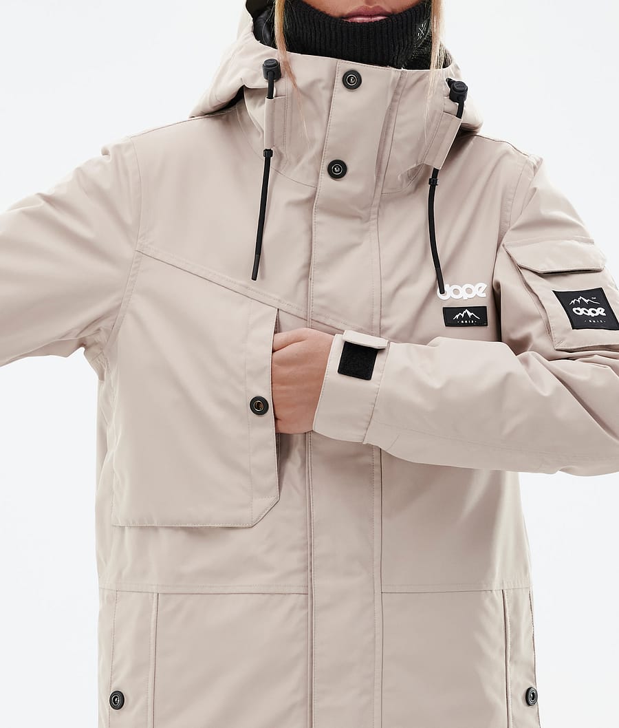 Adept W Snowboard Jacket Women Sand
