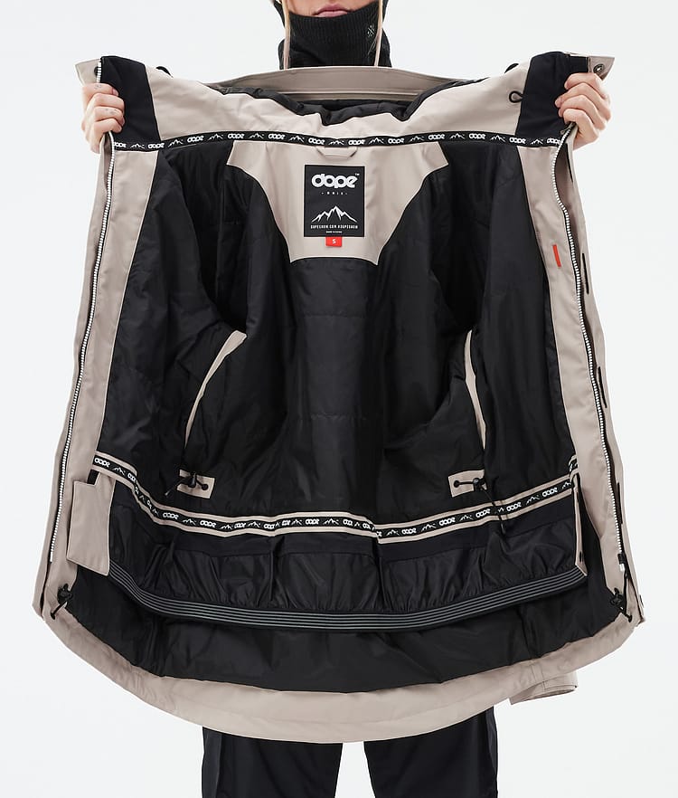 Adept W Snowboardjacke Damen Sand Renewed, Bild 10 von 10