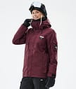 Adept W Veste Snowboard Femme Don Burgundy