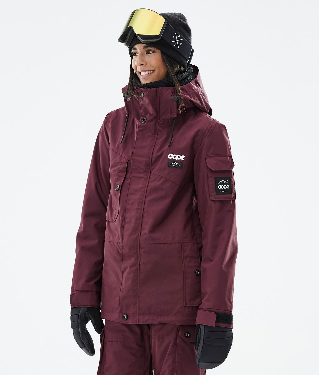 Adept W Snowboardjacke Damen Don Burgundy