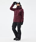 Adept W Skijakke Dame Don Burgundy, Billede 2 af 8