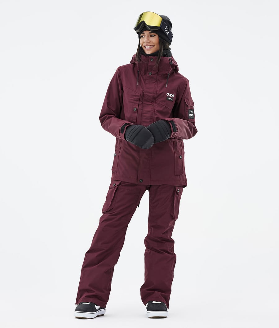 Adept W Snowboardjacke Damen Don Burgundy