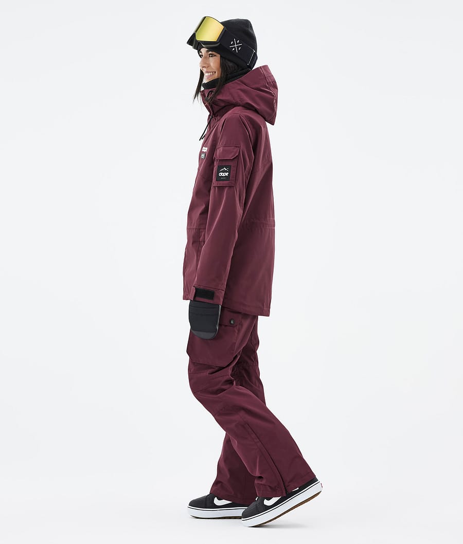 Adept W Snowboardjacke Damen Don Burgundy
