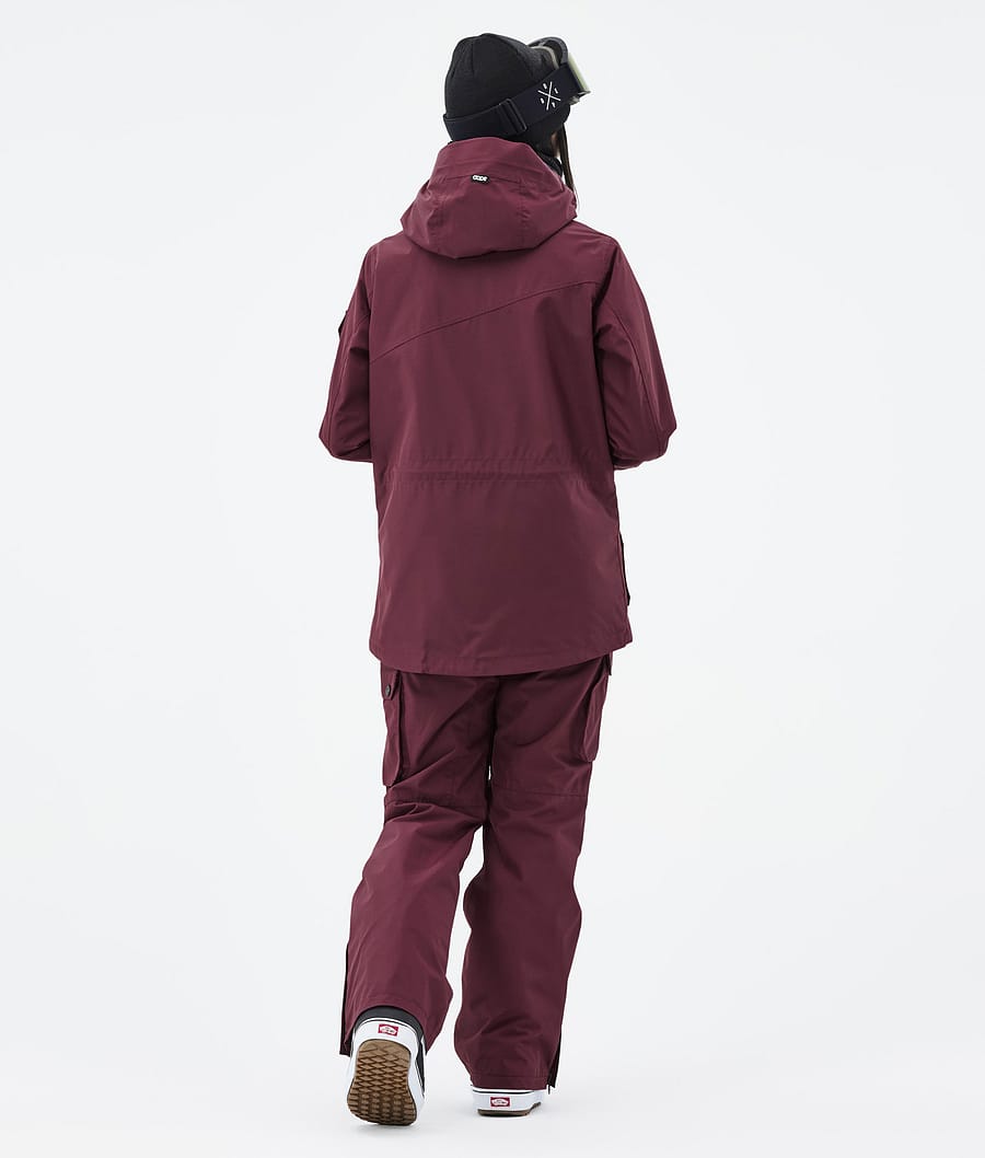 Adept W Snowboardjacke Damen Don Burgundy