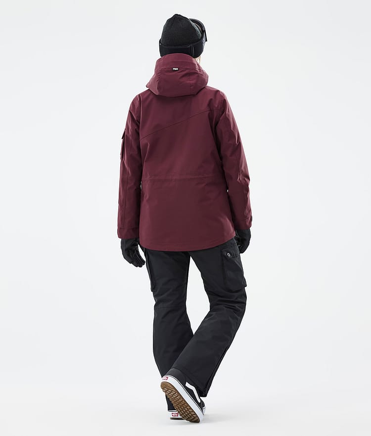 Adept W Snowboard Jacket Women Don Burgundy