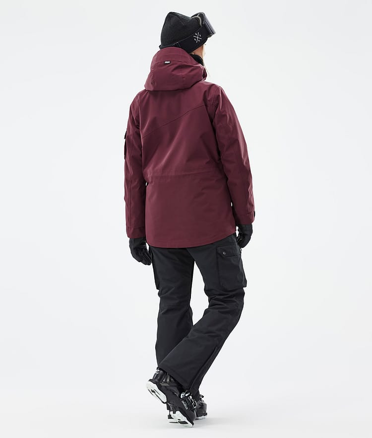 Adept W Skijakke Dame Don Burgundy, Billede 4 af 8