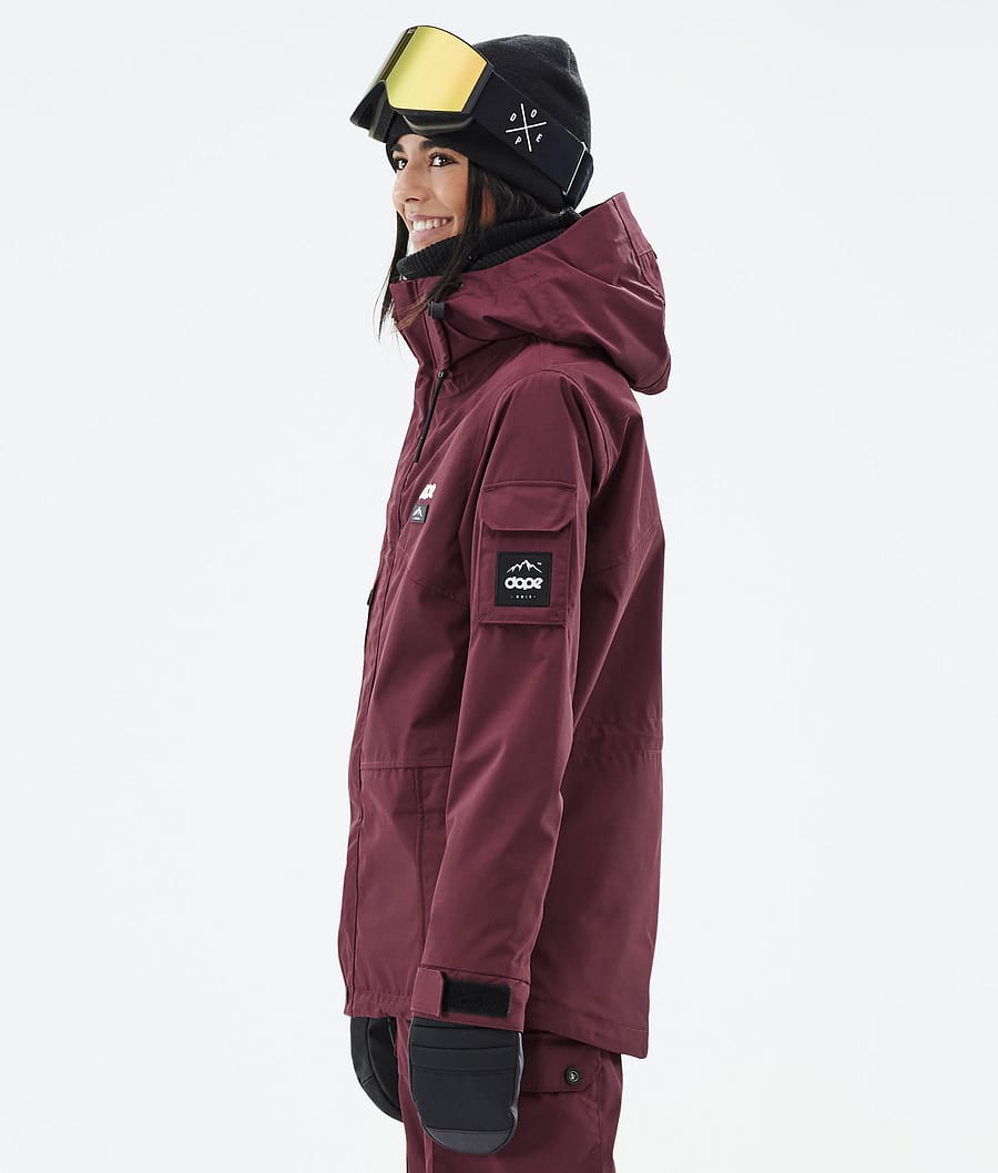 Adept W Snowboardjacke Damen Don Burgundy