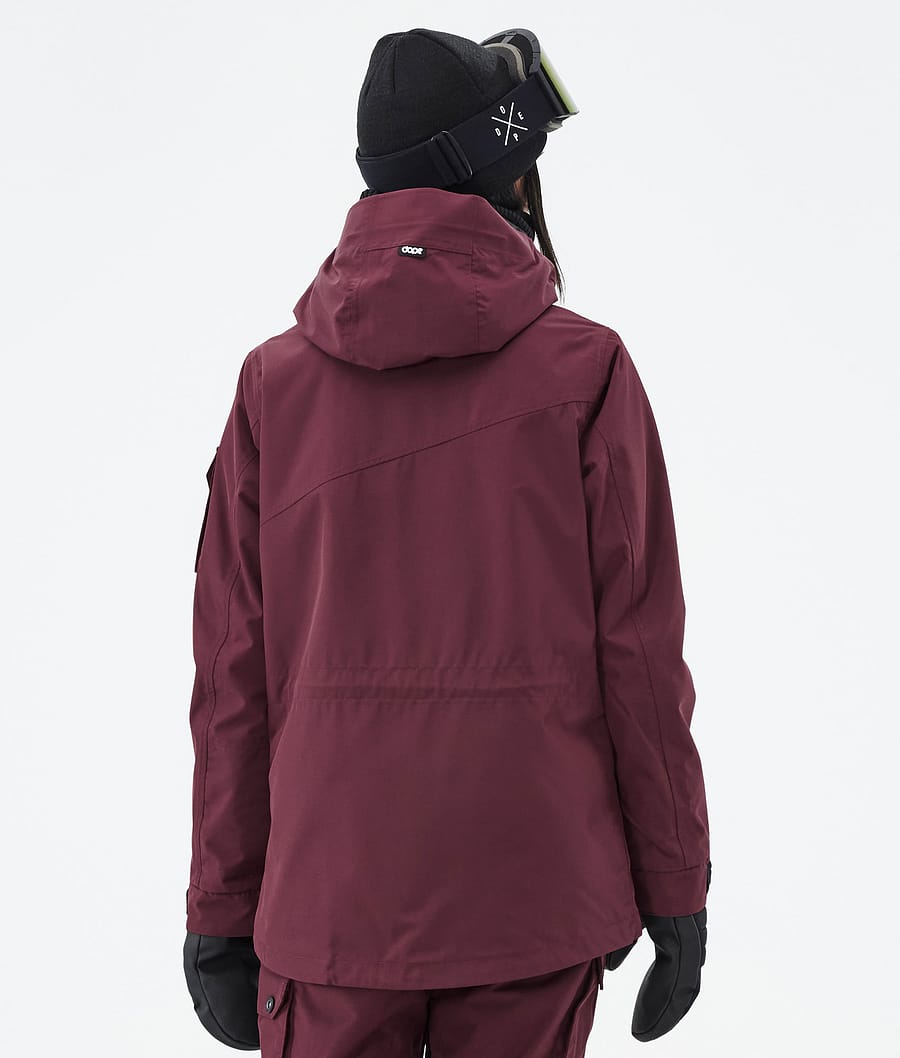 Adept W Snowboardjacke Damen Don Burgundy