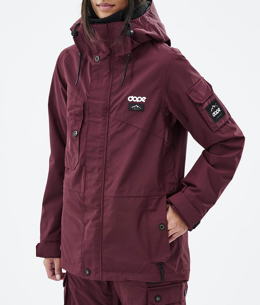 Adept W Snowboardjacke Damen Don Burgundy