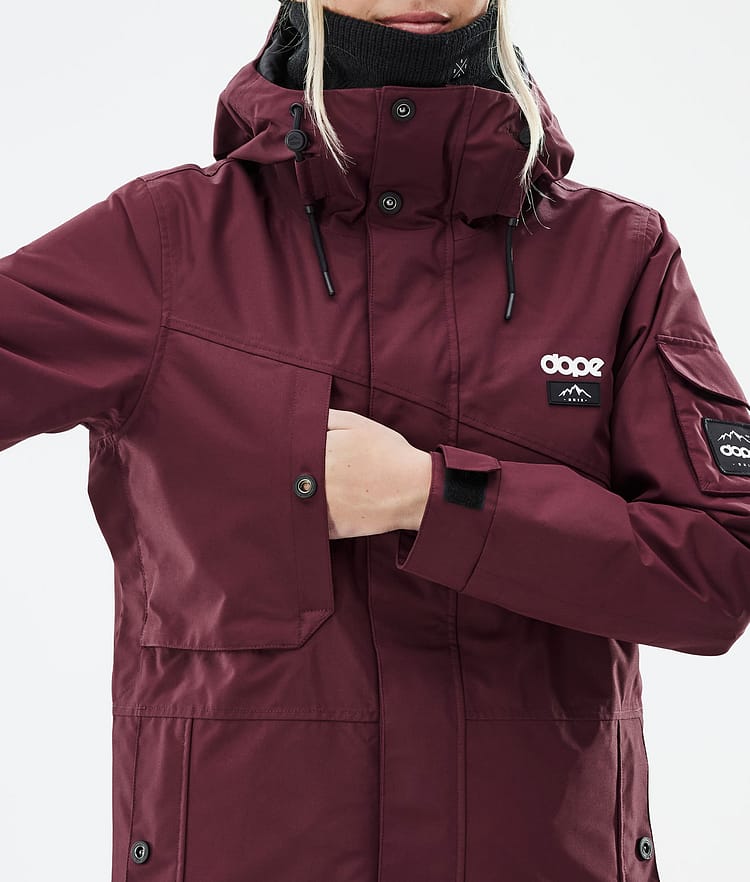 Adept W Bunda na Snowboard Dámské Don Burgundy Renewed, Obrázek 9 z 8