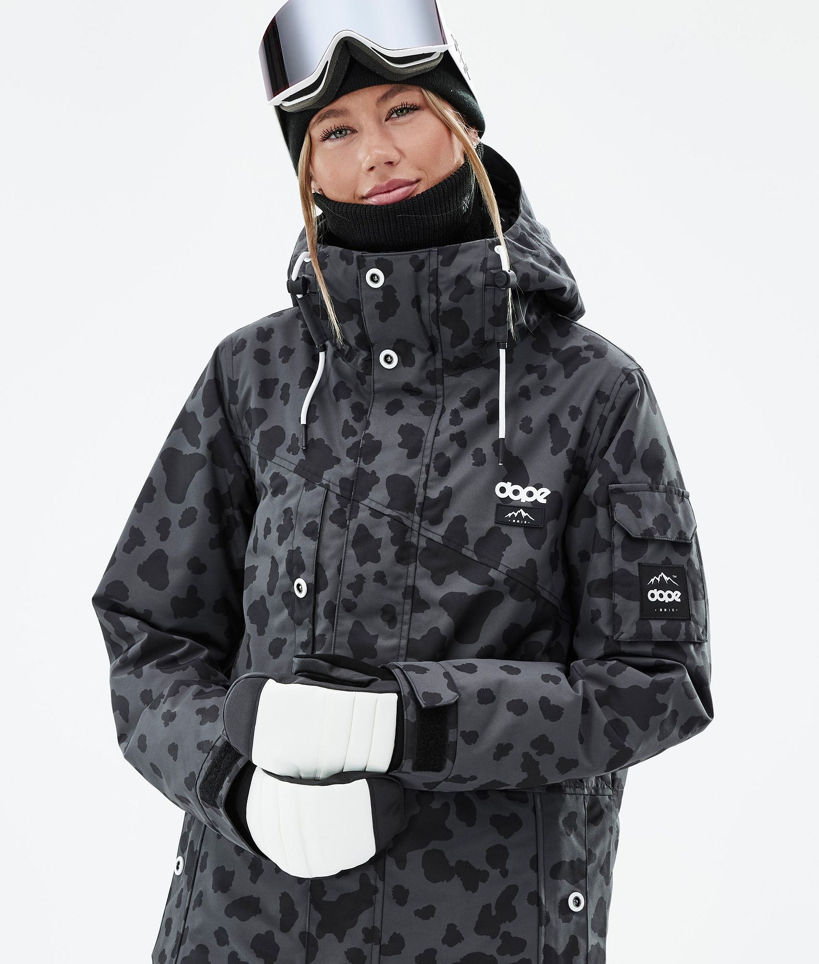 Adept W Ski Jacket Women Dots Phantom, Image 2 of 10