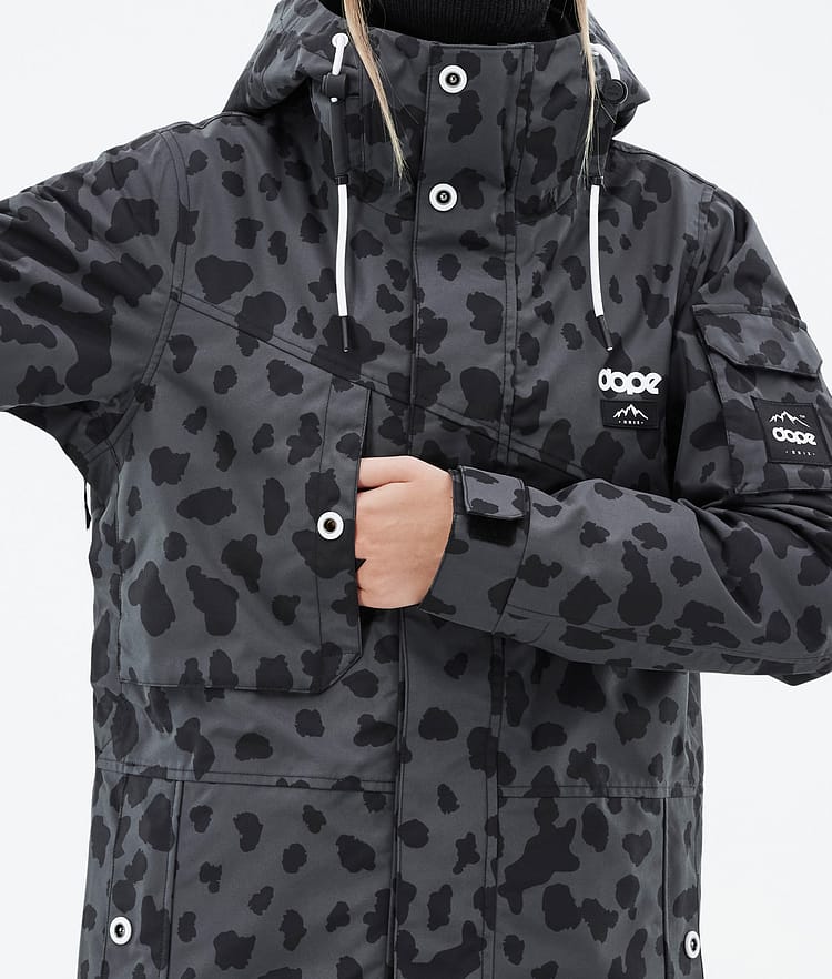 Adept W Snowboard Jacket Women Dots Phantom Renewed, Image 8 of 10