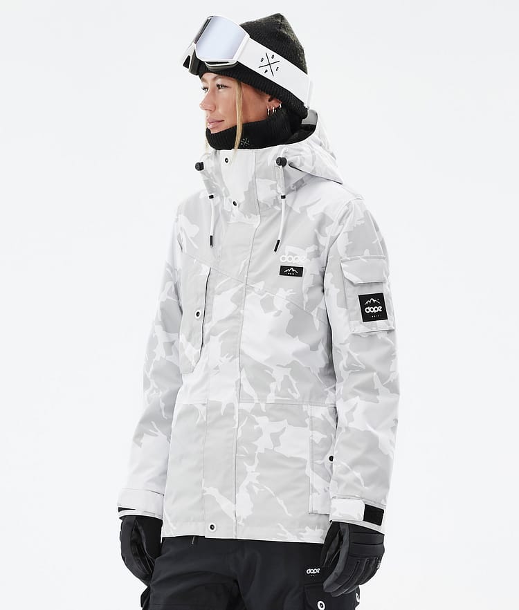 Adept W Manteau Ski Femme Grey Camo