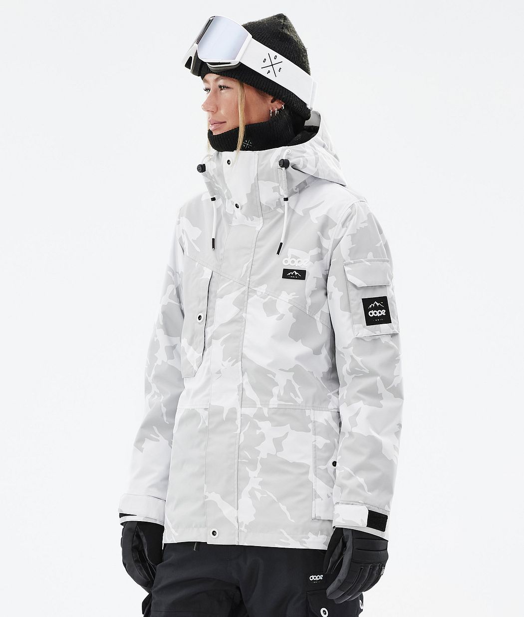 Adept W スノーボードジャケット レディース Grey Camo