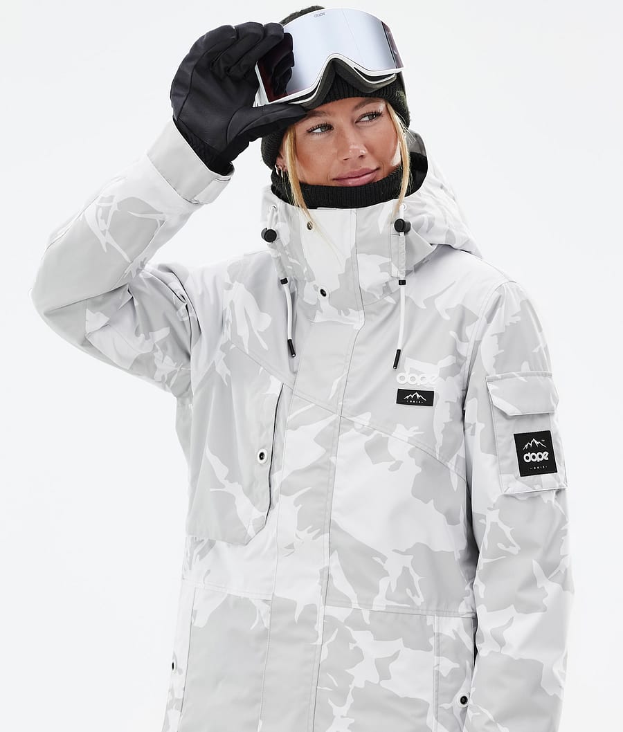 Adept W スノーボードジャケット レディース Grey Camo
