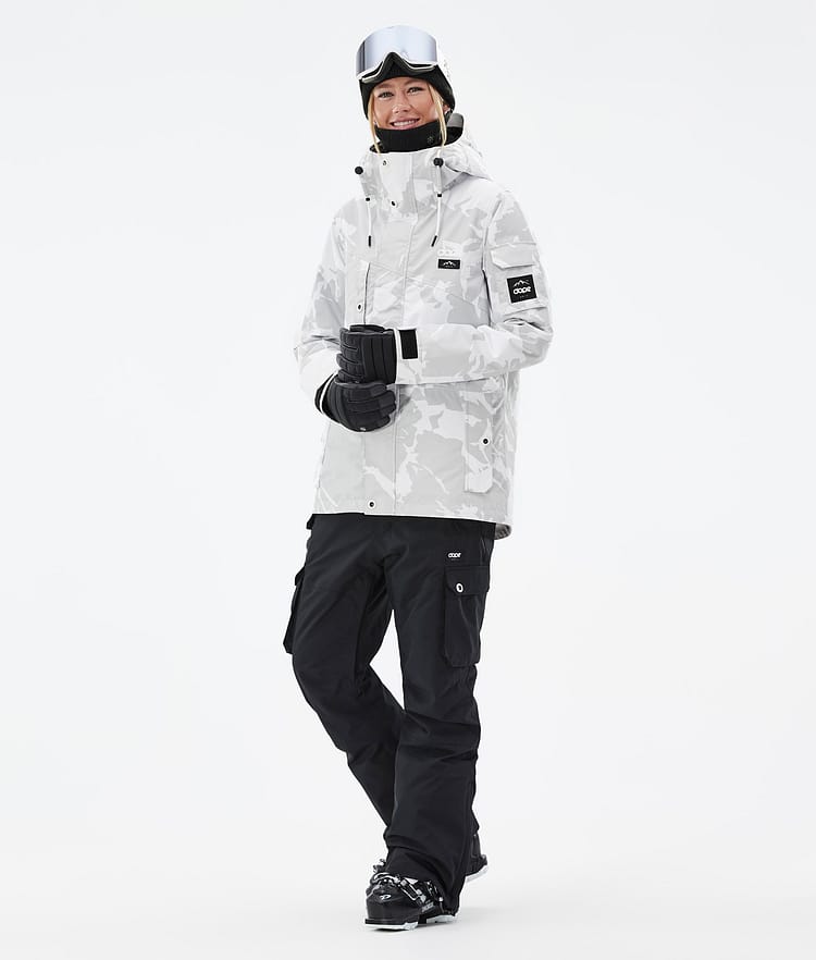 Adept W Veste de Ski Femme Grey Camo