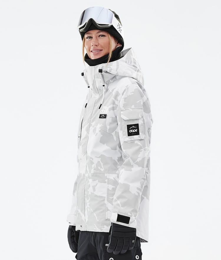 Adept W Veste de Ski Femme Grey Camo, Image 6 sur 9