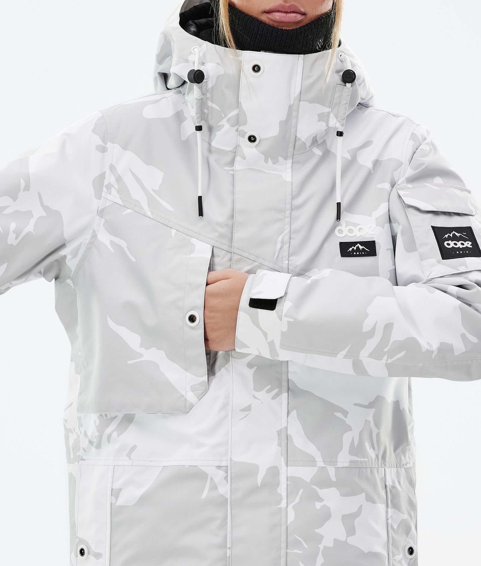 Adept W Snowboardjacke Damen Grey Camo, Bild 8 von 9
