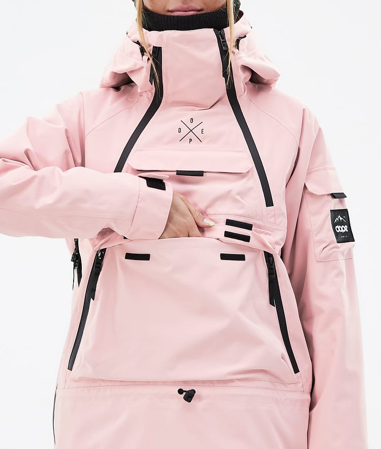 Akin W Snowboard jas Dames Soft Pink Renewed, Afbeelding 9 van 8