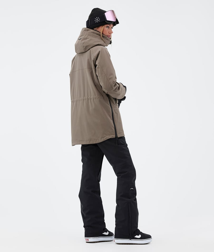 Akin W スノーボードジャケット レディース Walnut